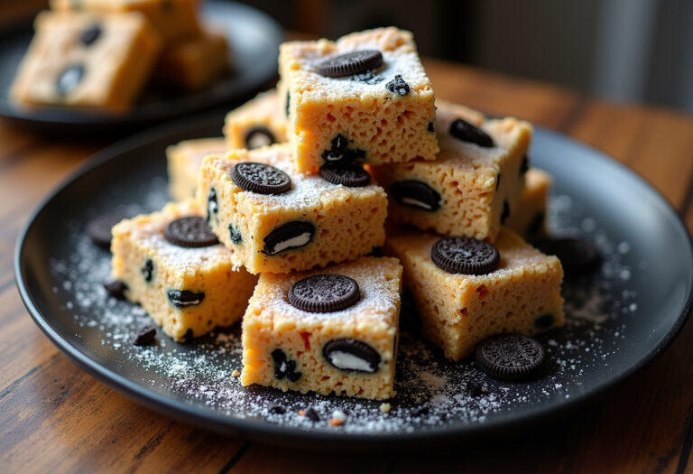 Rice Krispie Treats with Oreos
