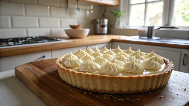 Rich White Chocolate Mousse Tart