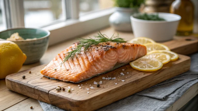 Salmon with Lemon and Dill