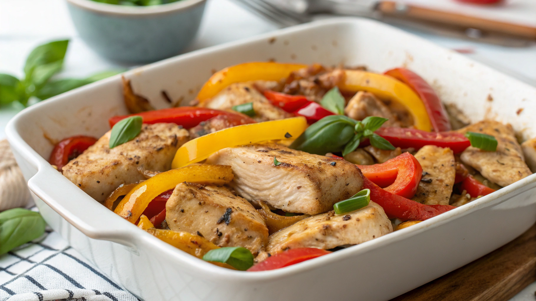 Savory Italian Chicken with Peppers and Meat