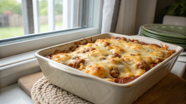 Sloppy Joe Bubble Up Casserole