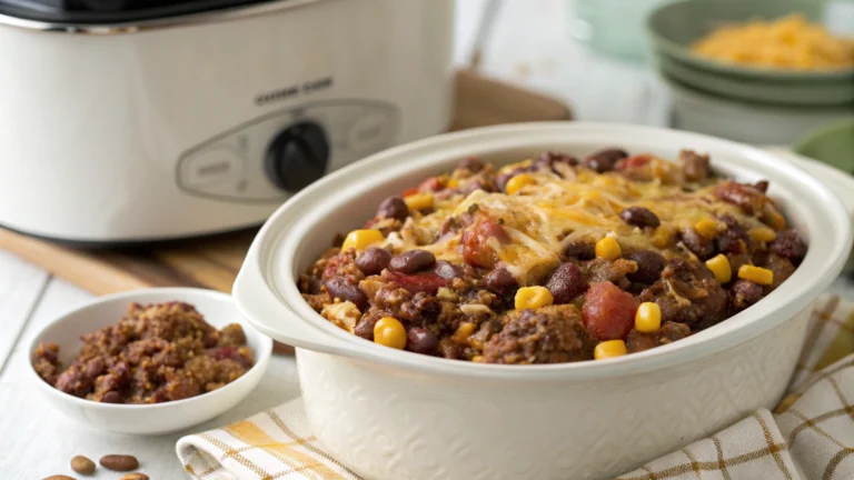 Slow Cooker Cowboy Casserole