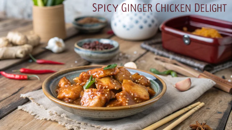 Spicy Ginger Chicken Delight