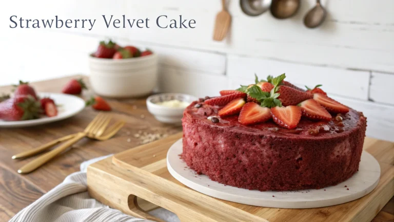Strawberry Velvet Cake