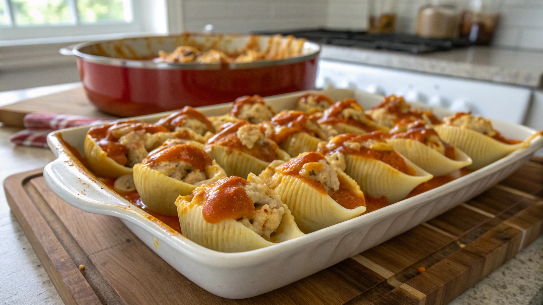 Stuffed Buffalo Chicken Shells