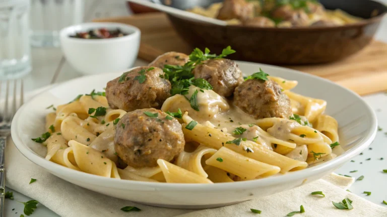 Swedish Meatball Pasta