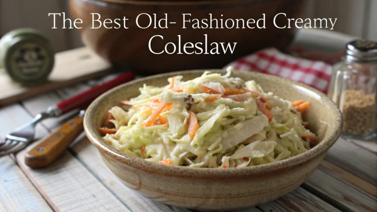 The Best OldFashioned Creamy Coleslaw