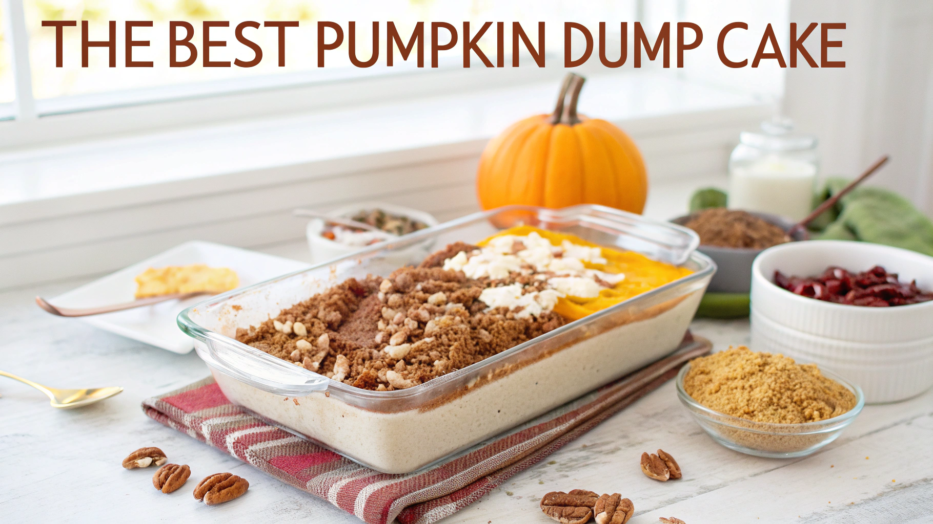 The Best Pumpkin Dump Cake
