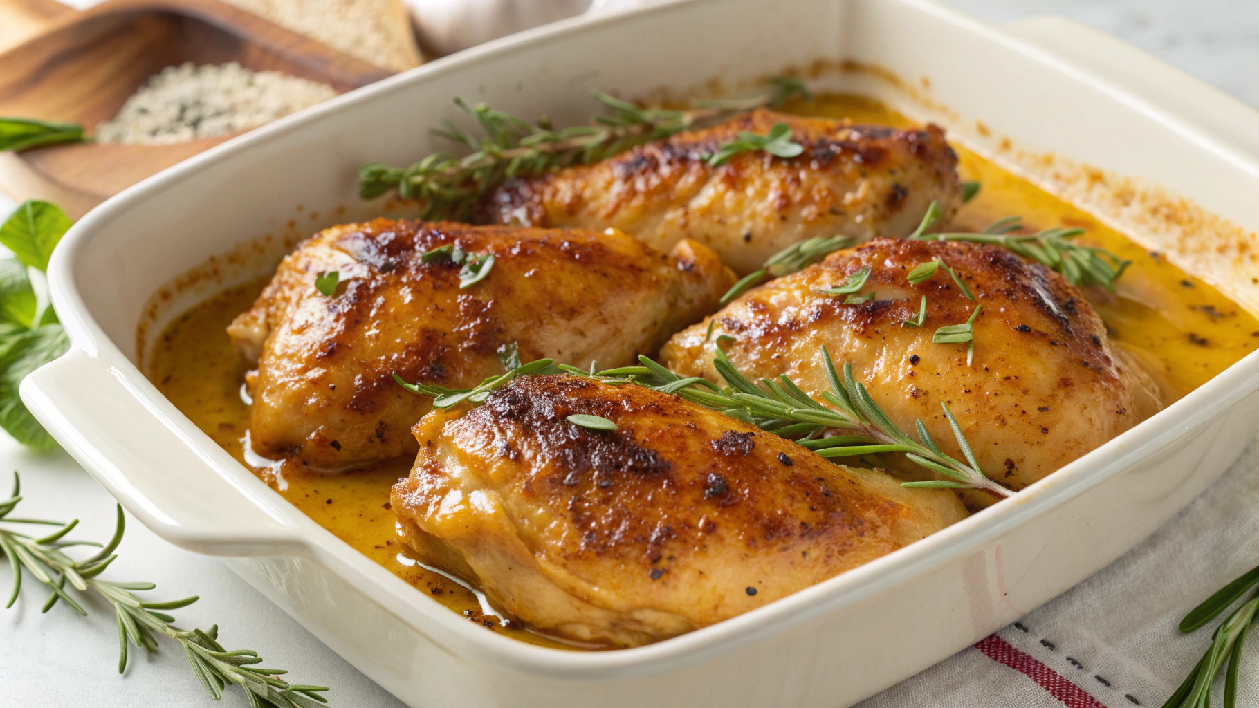 Baked Honey Mustard Chicken