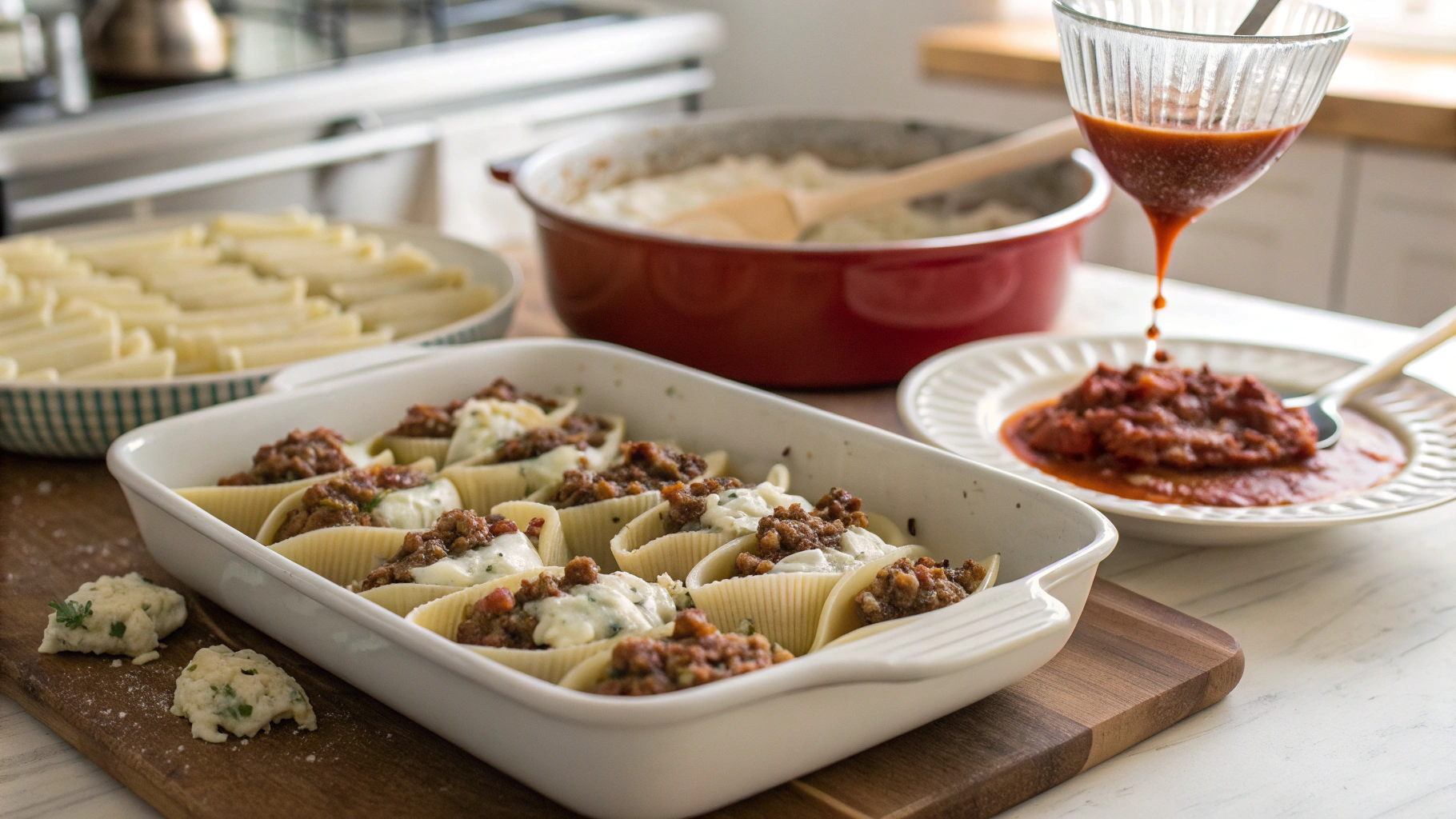 BeefStuffed Shells with Creamy Ricotta Filling
