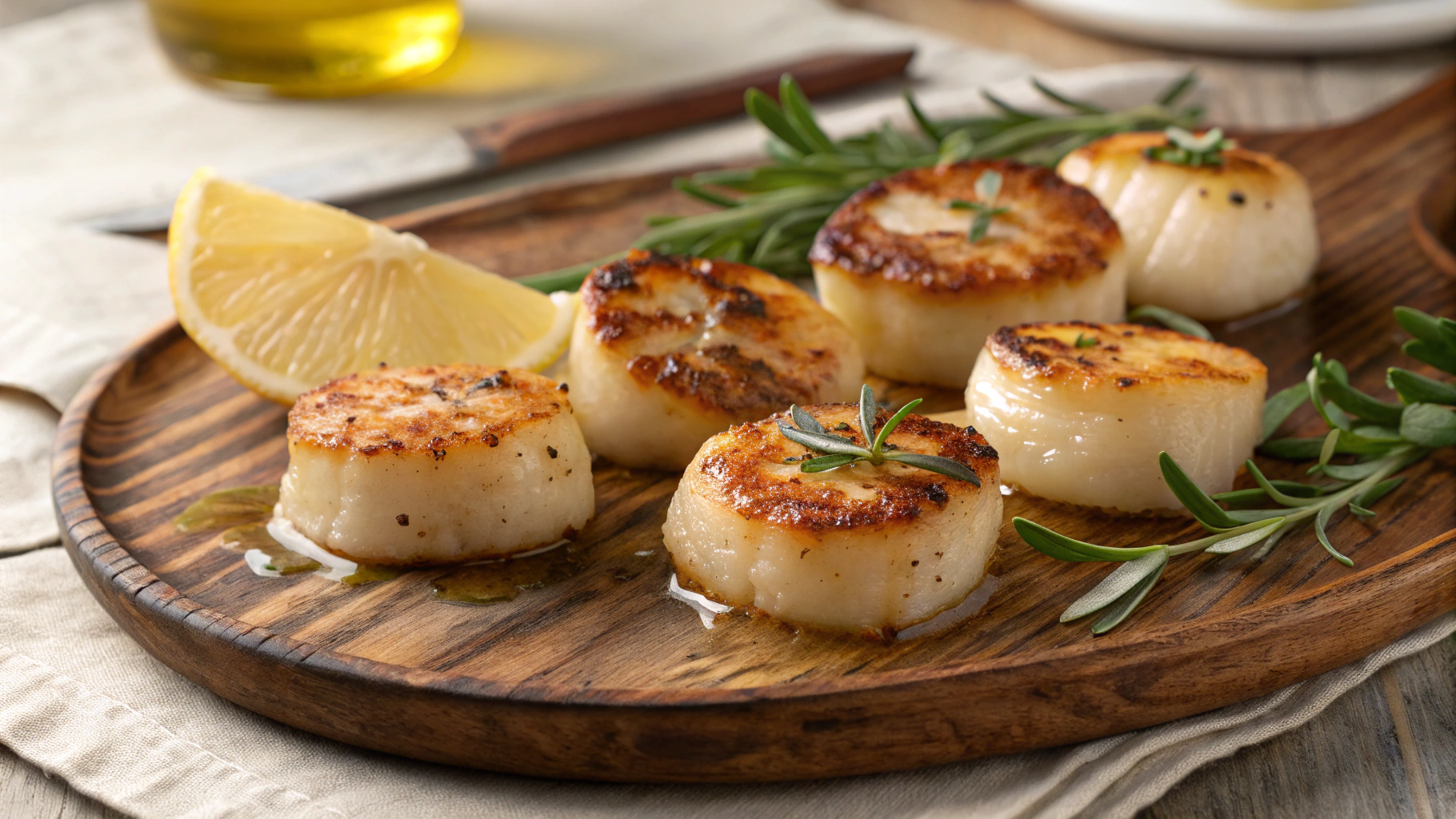 Broiled Scallops
