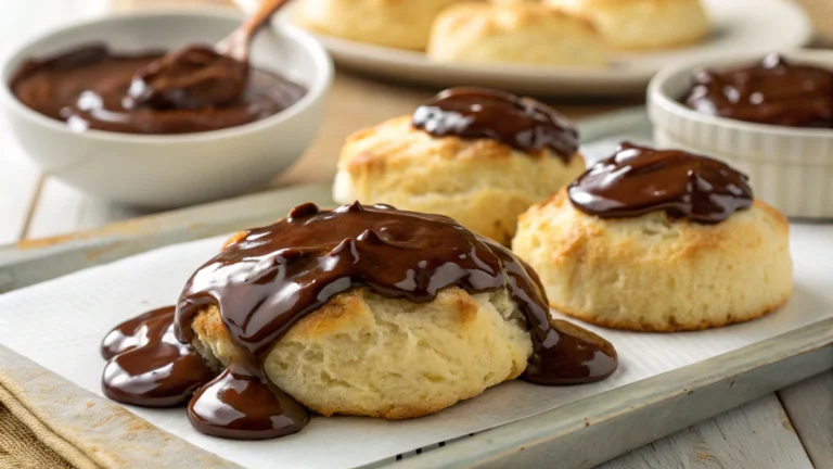 Chocolate Gravy and Biscuits