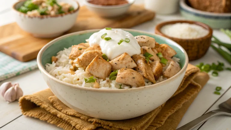 Coconut Chicken Rice Bowl