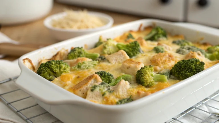 Easy Cheesy Chicken and Broccoli Casserole