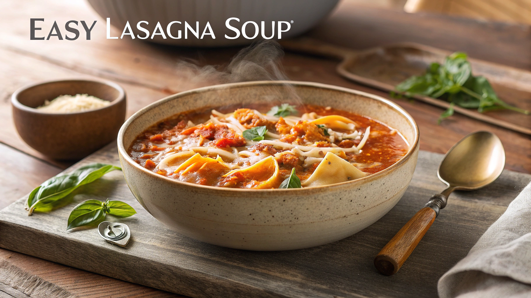 Easy Lasagna Soup