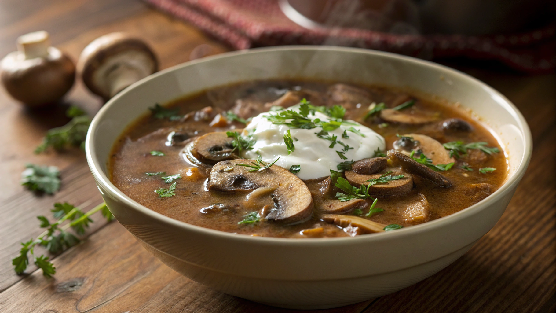 Hungarian Mushroom Soup