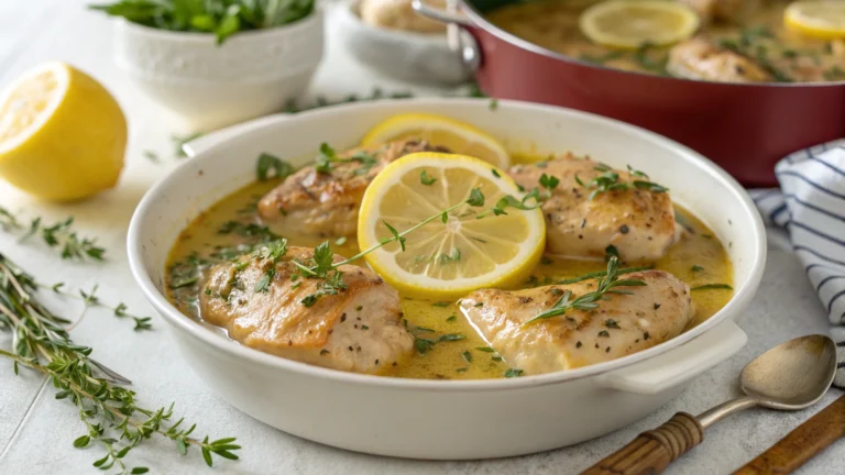 Lemon Chicken with Lemon Butter Sauce