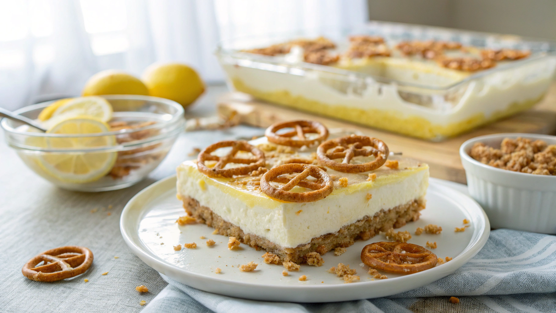 Lemon Pretzel Dessert