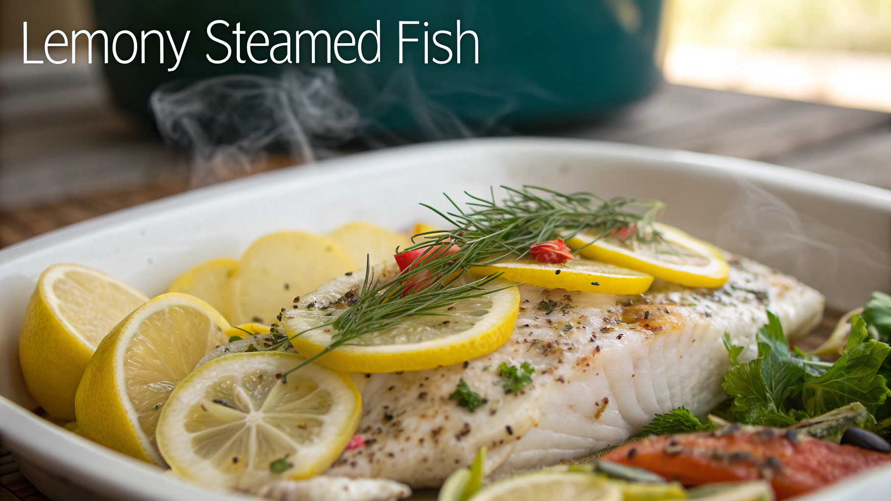 Lemony Steamed Fish