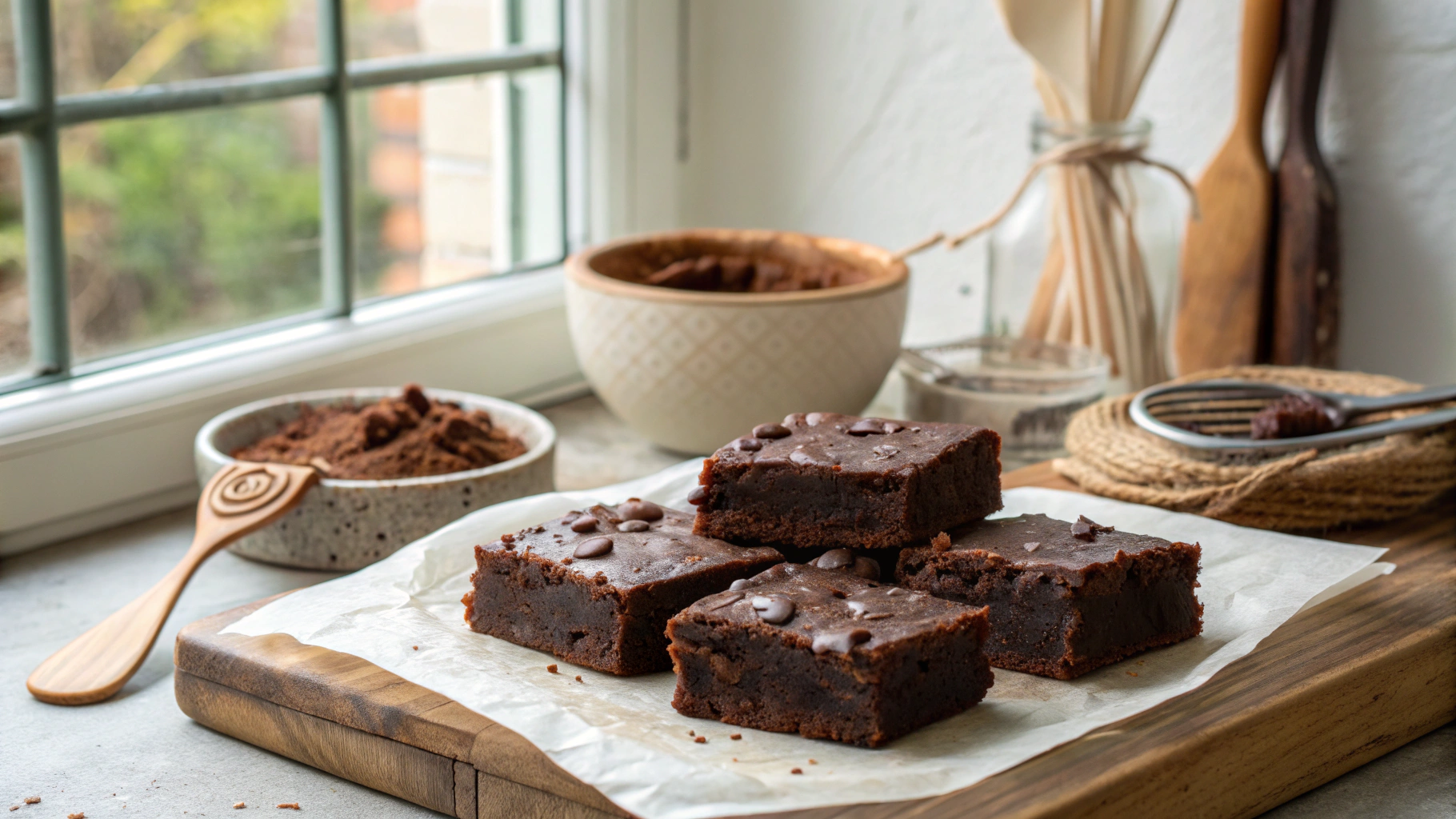 NoBake Brownies Without Dates
