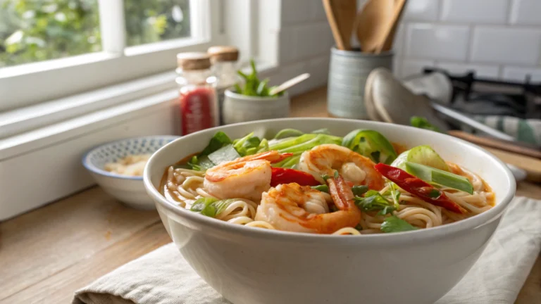 Quick and Spicy Shrimp Soup
