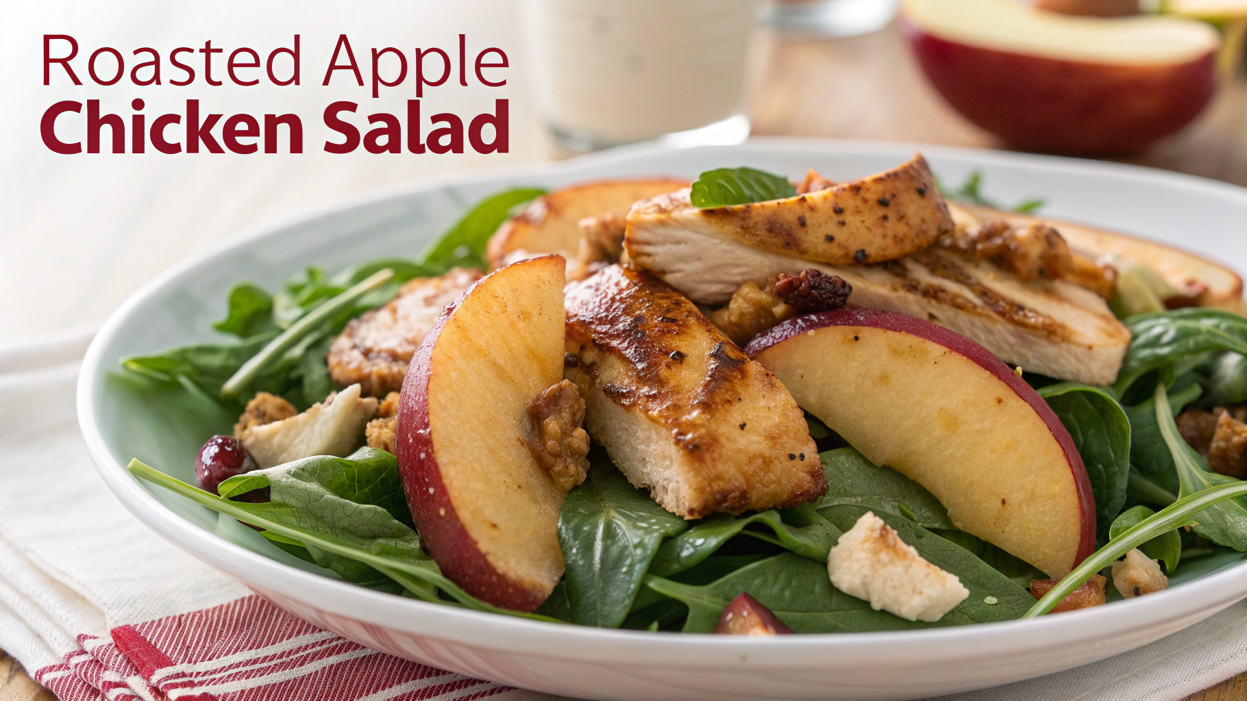Roasted Apple Chicken Salad