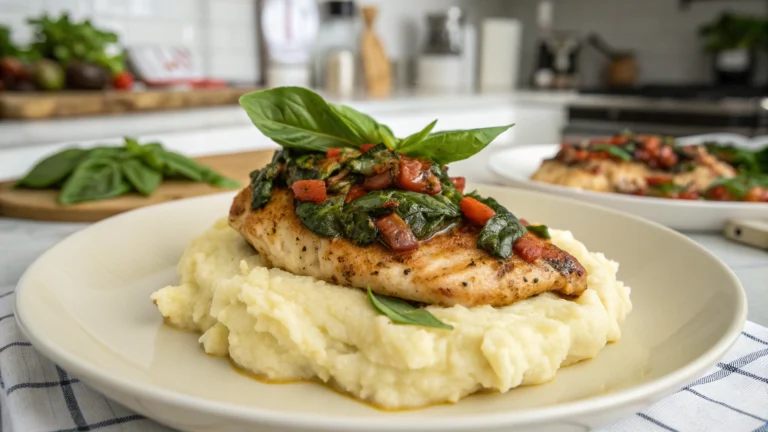 Simple Italian Basil Chicken