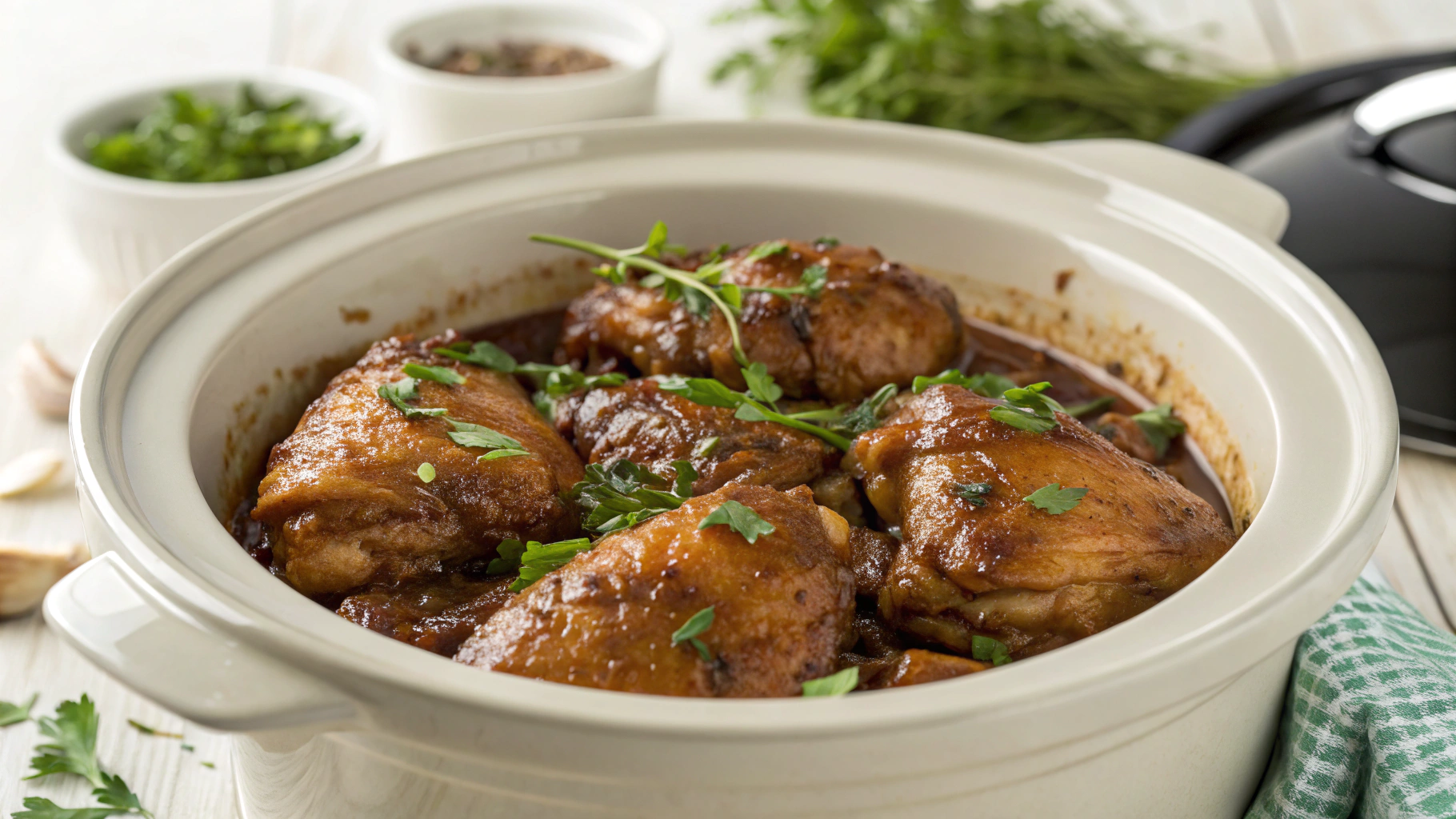 Slow Cooker Chicken Adobo