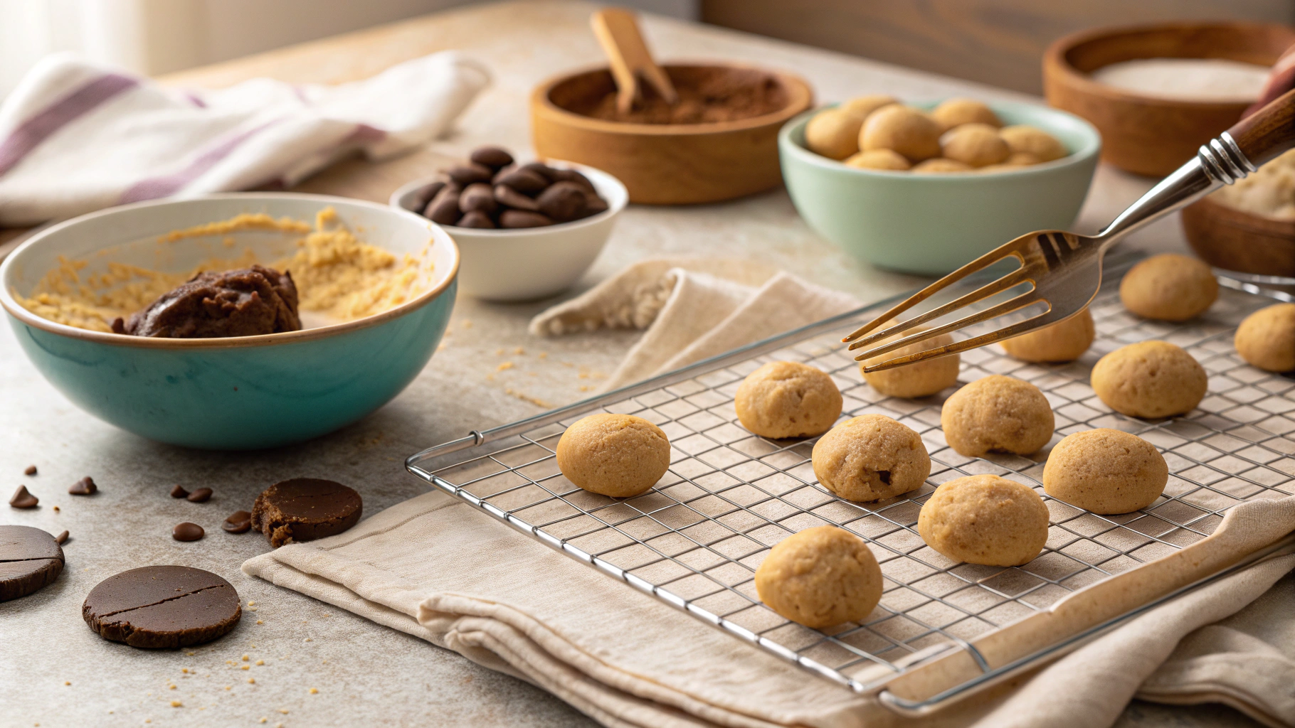 Soft Chocolate Sugar Cookies