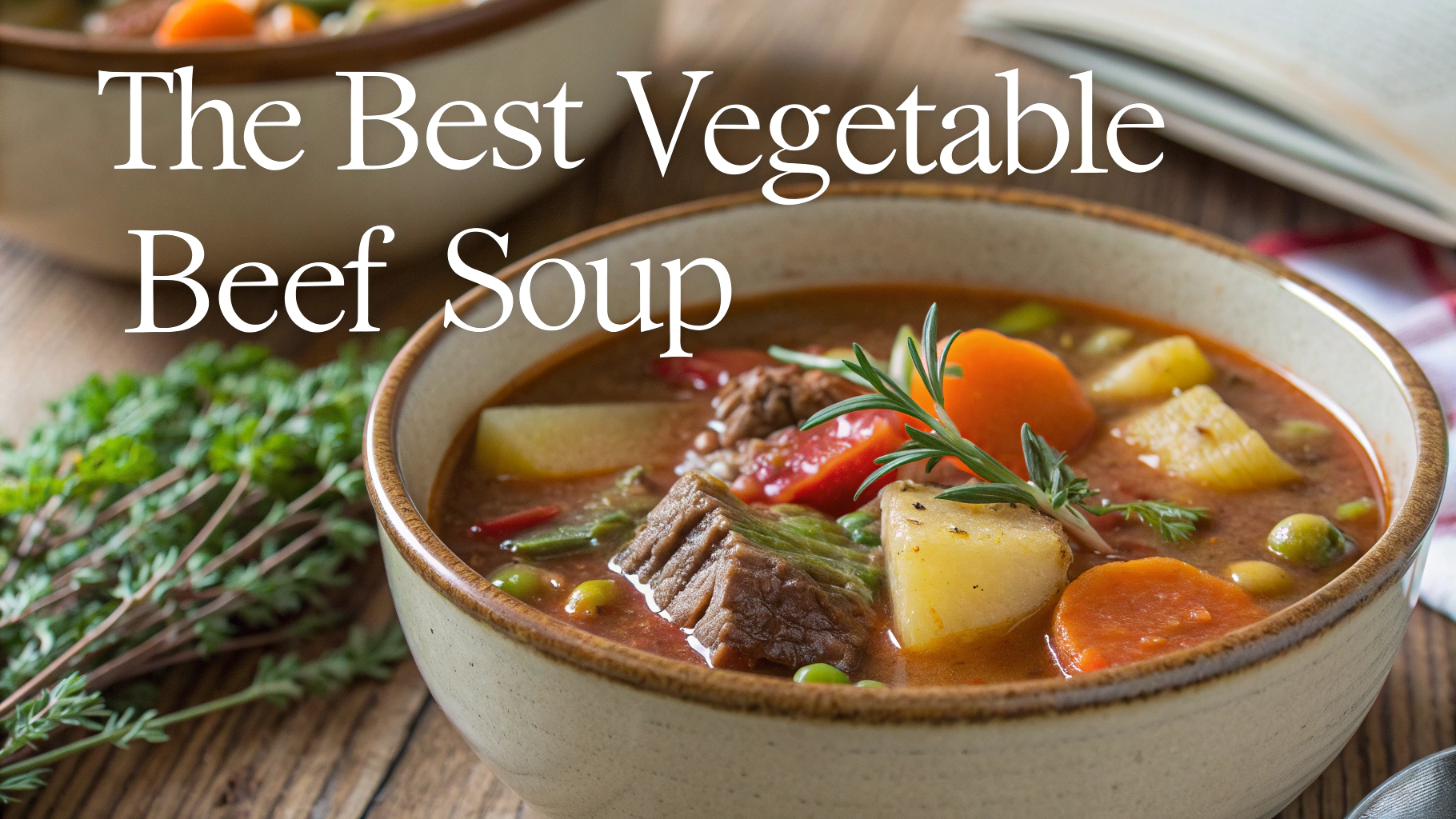 The BEST Vegetable Beef Soup