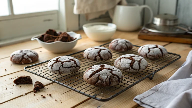 Chewy Chocolate Crinkle Cookies