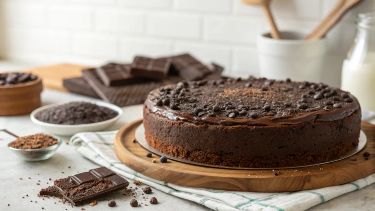 Chia Seed Chocolate Cake No Flour