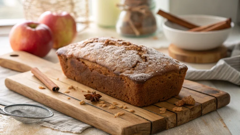 Cinnamon Applesauce Bread