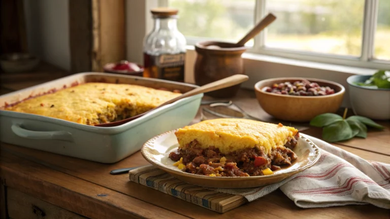 Cowboy Cornbread Casserole