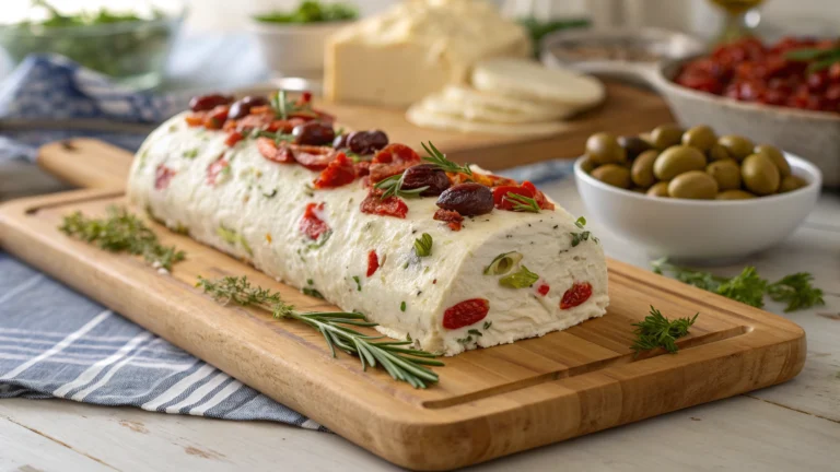 Italian Antipasto Cream Cheese Log