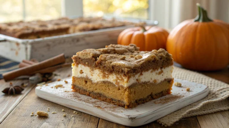 Spiced Pumpkin Earthquake Cake