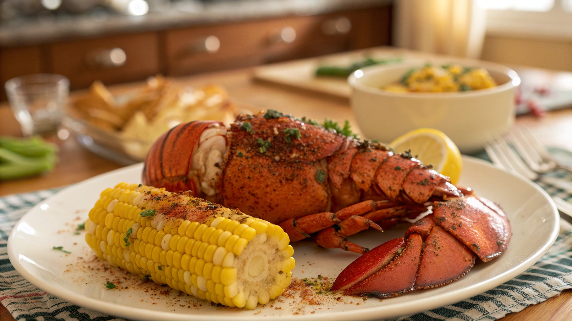 Spicy Cajun Garlic Lobster