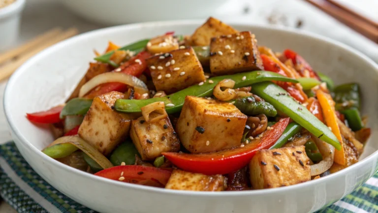 Spicy Szechuan Tofu StirFry
