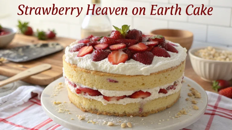 Strawberry Heaven On Earth Cake