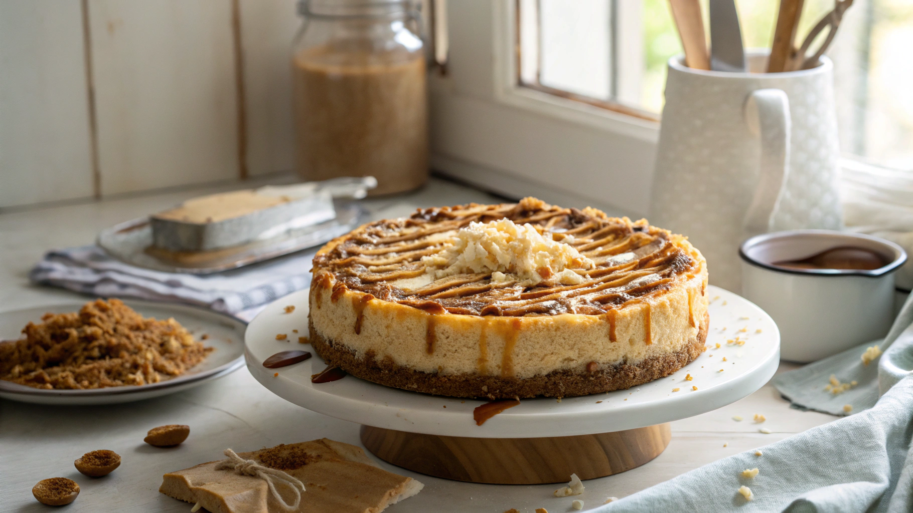 Toasted Samoa Cheesecake