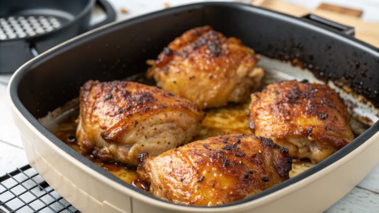Viral Garlic Miso Chicken Thighs Air Fryer or Oven
