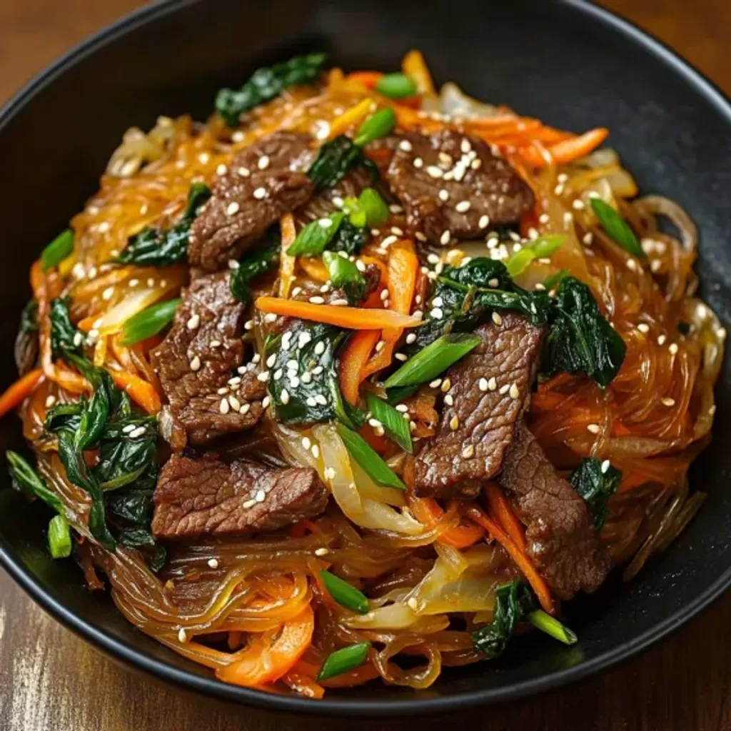 Authentic Korean Japchae Recipe: Bursting with Flavor!