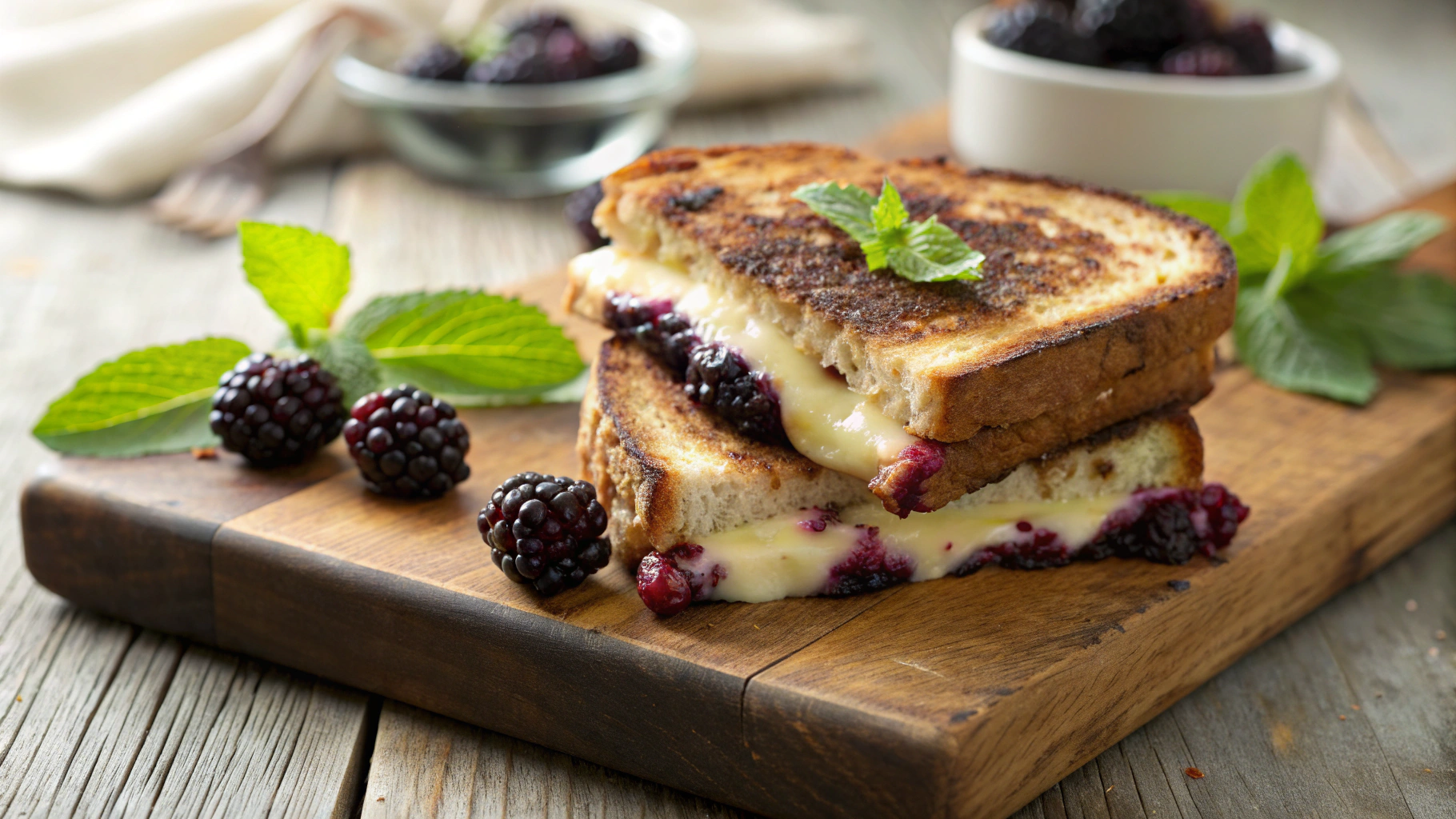 Blackberry Grilled Cheese