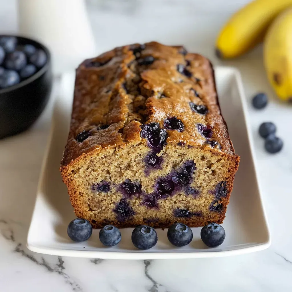 Blueberry Banana Loaf: Delicious Recipe for Breakfast or Dessert