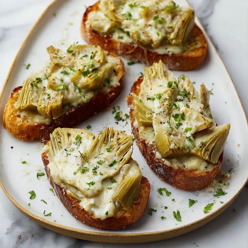 Cheesy Artichoke Bruschetta Bake: Delicious Appetizer Recipe