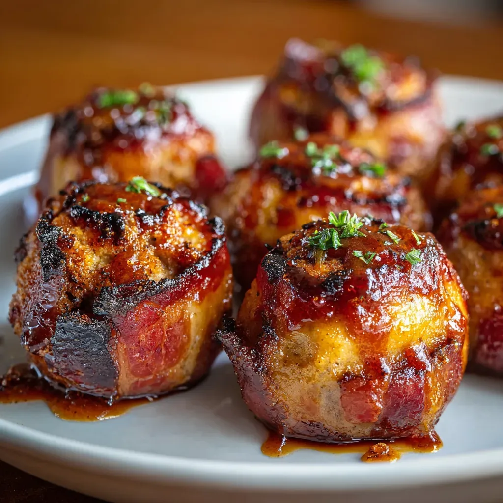 Cheesy BBQ Bacon Bombs Recipe