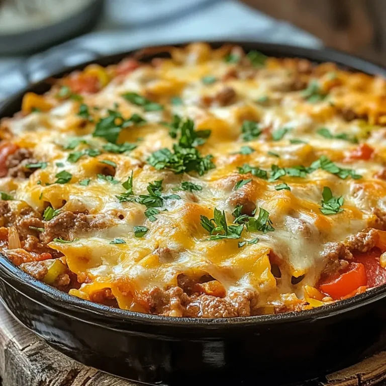 Cheesy Beef Bake Recipe: Easy and Delicious Casserole