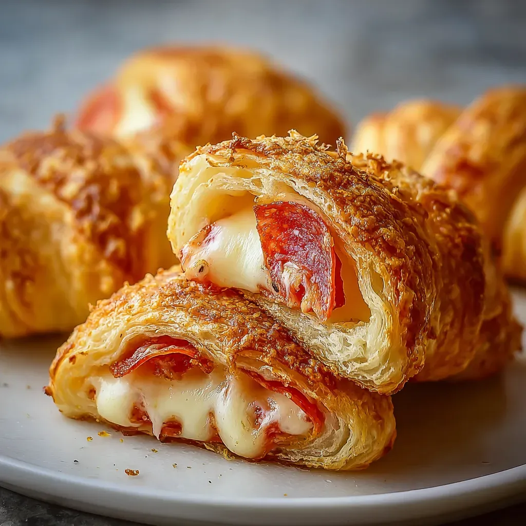 Cheesy Pepperoni Croissant Rolls: Easy Recipe