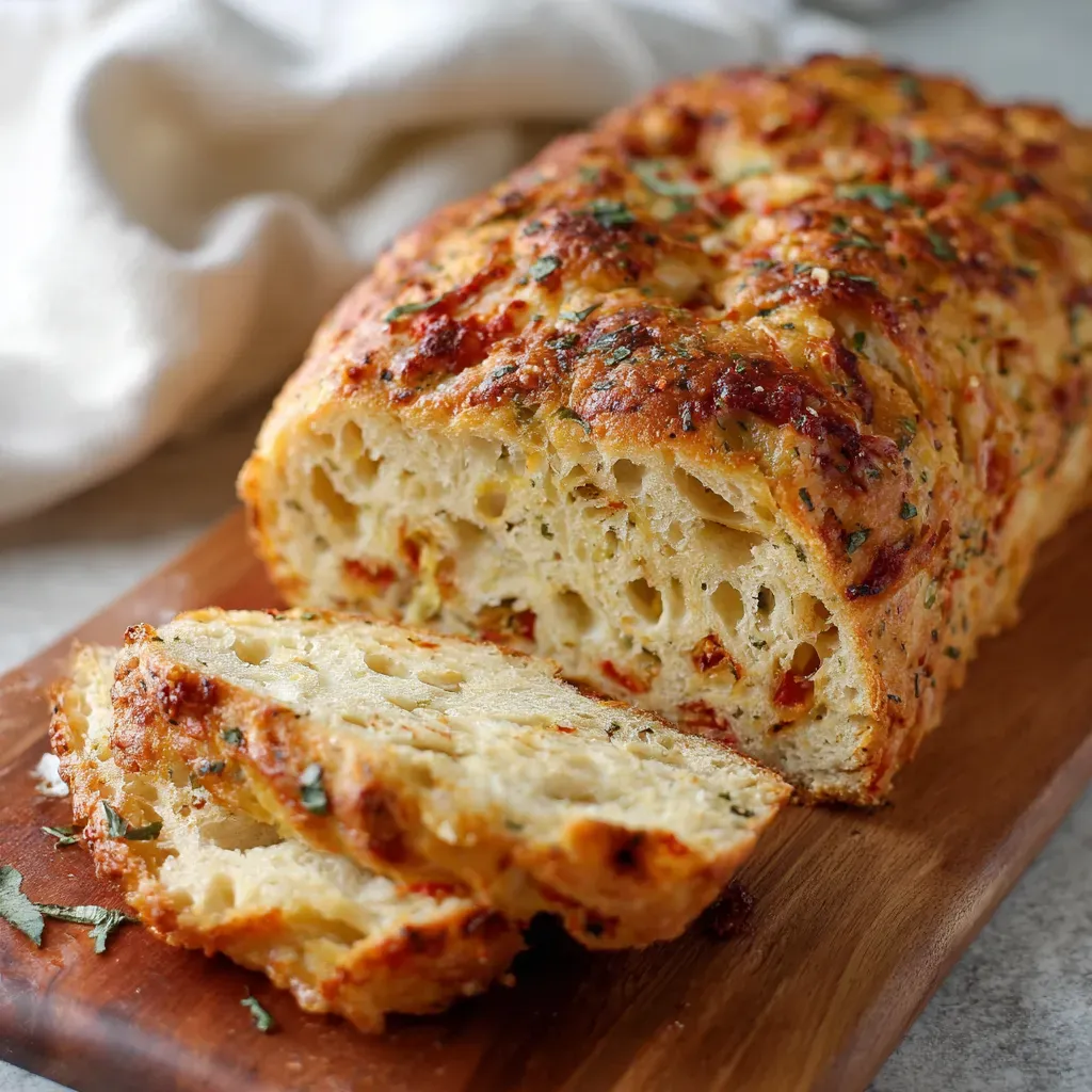 Cheesy Pepperoni Pizza Loaf Recipe