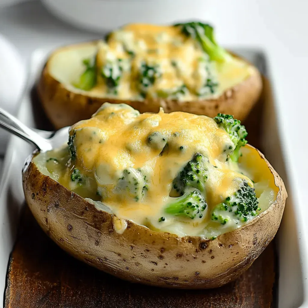 Cheesy Potato Broccoli Boats - Delicious and Easy Recipe
